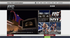 Desktop Screenshot of finalfightchampionship.com